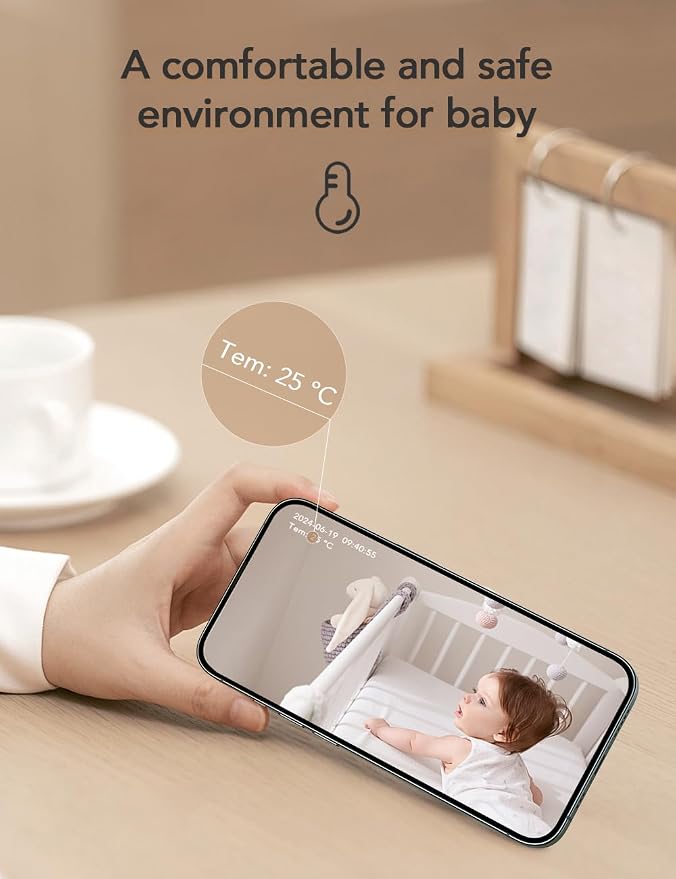 nooie 2K Smart WiFi Baby Monitor - Image 2
