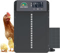 Automatic Chicken Coop Door with LCD Display, Solar Chicken Coop Door with Multiple Modes & USB-C Charging, Automatic Chicken Door with Light Sensor & Timer