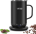 Self Heating Coffee Mug,High-Capacity- 18 oz, 180 Min Battery Life, Smart Heated Coffee Mug，Smart Mug, Simple Temperature Control Operation, Gifts for Family Members (Black)