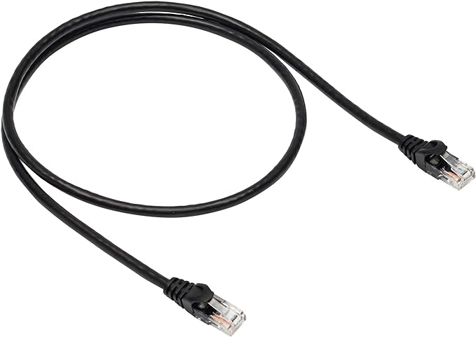 Amazon Basics RJ45 Cat 6 Ethernet Patch Cable, 10 Gbps High-Speed, 3 Foot by AmazonBasics