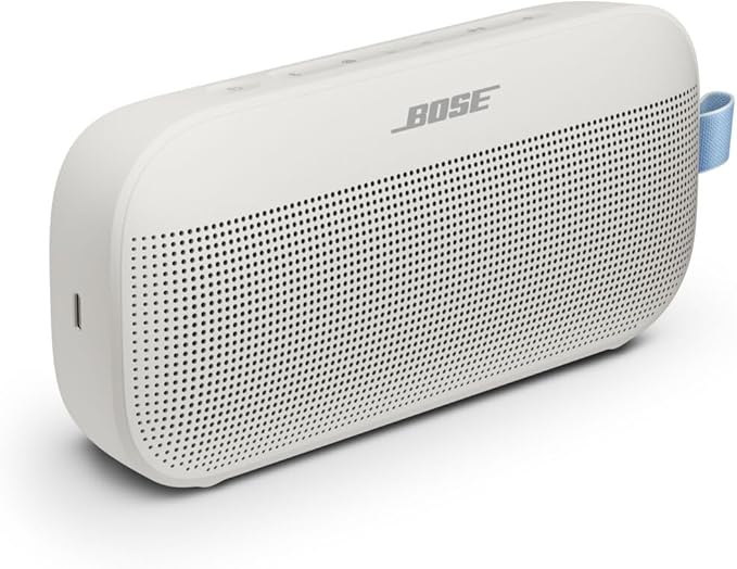 Bose SoundLink Flex Bluetooth Speaker (2nd Gen) - Portable Outdoor Speaker with Hi-Fi Audio, Waterproof and Dustproof, USB-C, Up to 12 Hours Battery Life, Fog Grey - Limited Edition Color