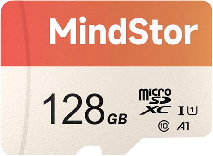 Micro SDXC 128GB Memory Card, MindStor 90MB/s Read Speed TF Card by Unknown