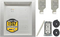 DATA COMM Electronics 45-8031-1C Recessed Media Box Outlet - Integrated Duplex 20A Commercial Receptacle, TV Wall-Mount, Streamlined Cable & Cord Management, Home & Office
