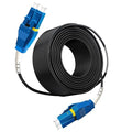 50 Meters Uniboot LC to LC Outdoor Armored Fiber Patch Cable, Low Friction by Bangun
