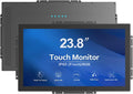 23.8 Inch 10 Points PCAP Open Frame Touch Screen LCD Display Monitors 1920x1080 Black with 1000 Nits Brightness