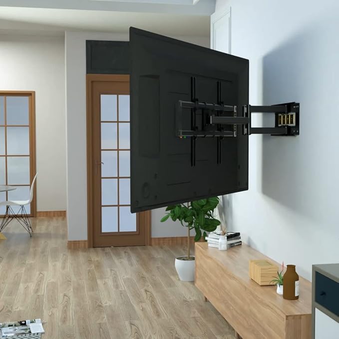 HILLPORT 85 86 98 TV Wall Mount 55-100 inch Full Motion Television Bracket Large Screen Led Heavy Duty Swivel Tilt Sliding Adjustable Articulating Stand max vesa 800x600mm Load 176 lbs DY999