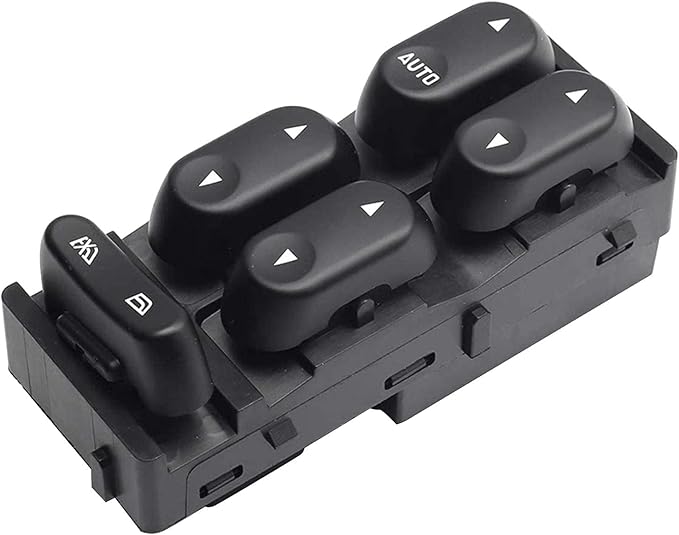 1L2Z14529BA Driver Side Power Master Power Window Switch Compatible with 2002-2004 Ford F250 F350 F450 F550 Super-Duty, 2002-2003 Explorer, 2002-2005 Excursion & Mercury Mountaineer