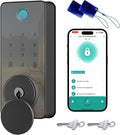 Fingerprint Door Lock, Biquole Keyless Entry Door Lock, Smart Lock with App Control, Electronic Keypad Deadbolt, Auto & One Touch Lock | Digital Smart Door Locks | Easy Installation | IP54 Waterproof