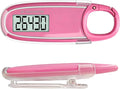 3D Pedometer for Walking with Removable Clip and Carabiner Simple Step Counter by U-Trak