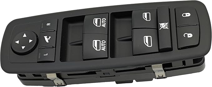 NOVAPARTS 11PINS 56046826AE Driver Side Power Control Window Switch for 2016-2018 Ram 1500 2500 3500 2019-2024 Ram 1500 Classic 56046826AC 56046826AD Front Left (2 Auto, 3+8 pins)