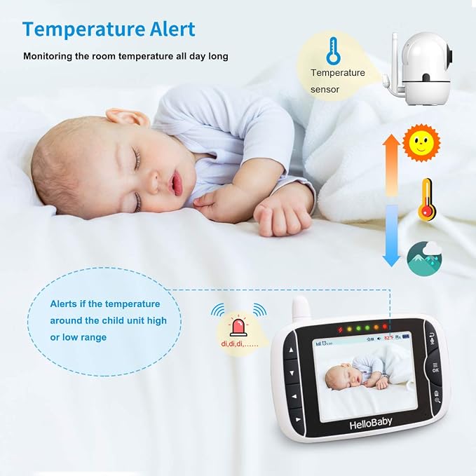HelloBaby Video Baby Monitor - Image 3