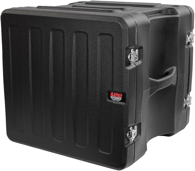 Gator Cases Pro Series 10U Rack Case with Standard 19" Depth, Roto Molded Made in USA (G-PRO-10U-19)
