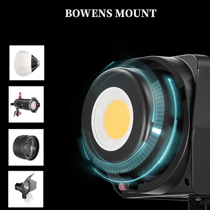 IFOOTAGE SL1 220DN LED Video Light,Continuous LED Lighting with 5600k Daylight,CRI 98+,Brightness 42000lux @ 1m,8 Light Effects,APP Control,for Professional Video Recording