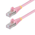 StarTech.com 50ft Pink CAT6a Ethernet Cable, Snagless RJ45, 100W PoE++ by StarTech