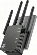 WiFi Extender 1200Mbps, Long Range WiFi Booster up to 12880 Sq Ft, 105 Devices by GEYILO