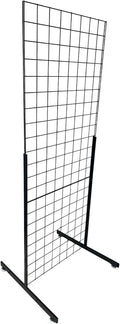 Only Hangers Heavy Duty 2' x 5.5' Gridwall Art Display Panel with EZ Slide-On Grid Legs - No Hardware or Tools Required - No Screws, Nuts, or Washers. (Set of 1)