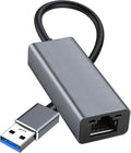 USB to Ethernet Adapter, Portable 1-Gigabit Network Hub, 10/100/1000 Mbps by i-zclive