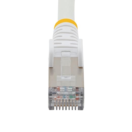 StarTech.com 75ft White CAT6a Ethernet Cable, Snagless RJ45, 100W PoE++ - Image 4