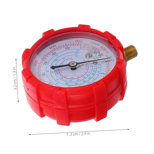 AKOOSY Automotive Gauge Set Multi Compatible Air Conditioning Pressure Monitoring Tool with Recharge Measuring Hose for Efficient Vehicle Repair and Maintenance