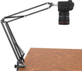 Overhead Tripod for DSLR Cameras, Heavy Duty Camera Desk Mount Stand with Flexible Articulating Boom Arm, Cam Holder Table Clamp for Canon Nikon Sony Fuji SLR Mirrorless Video Recording