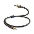 Audiophile HiFi Audio Cable–3.5mm to 3.5mm,6N OFC Core,24K Gold-Plated Plugs,with Nylon Braid,AUX Cable,Compatible with Phone,MP4,Speakers,Amplifiers,TV(9.84ft/3m)