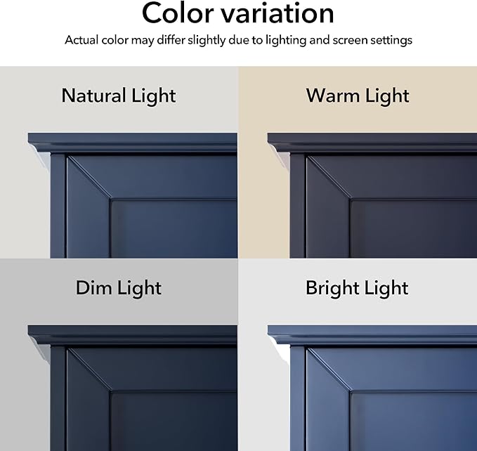 Navy Blue Bathroom Cabinet Wall Mounted with 2 Doors and Adjustable Shelf, 23"x29" Wooden Medicine Cabinet Over Toilet Storage Wall Hanging Cabinets for Bathroom,Bedroom,Kitchen,Laundry Room