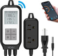 MOES Smart WiFi Cooling Heating Thermostat Outlet, Tuya Digital Temperature by MOES