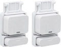 Garage Door Mounting Bracket Compatible with SimpliSafe Entry Sensors – Easy Installation, Reliable Security (2 Pack)