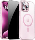 for iPhone 15 Pro Case with Privacy Screen Protector and Camera Protection by ZOZDOKG