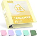 Sooez BinderX Extra Durable 1.5 Inch 3-Ring Binder, Holds 400 Sheets of 8.5x11 by Sooez