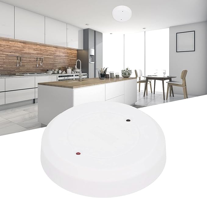 Sonew Wired Glass Break Detector, Adjustable Sensitivity Door Window Break‑in Sensor with Tamper Alarm, Ceiling/Wall Mount