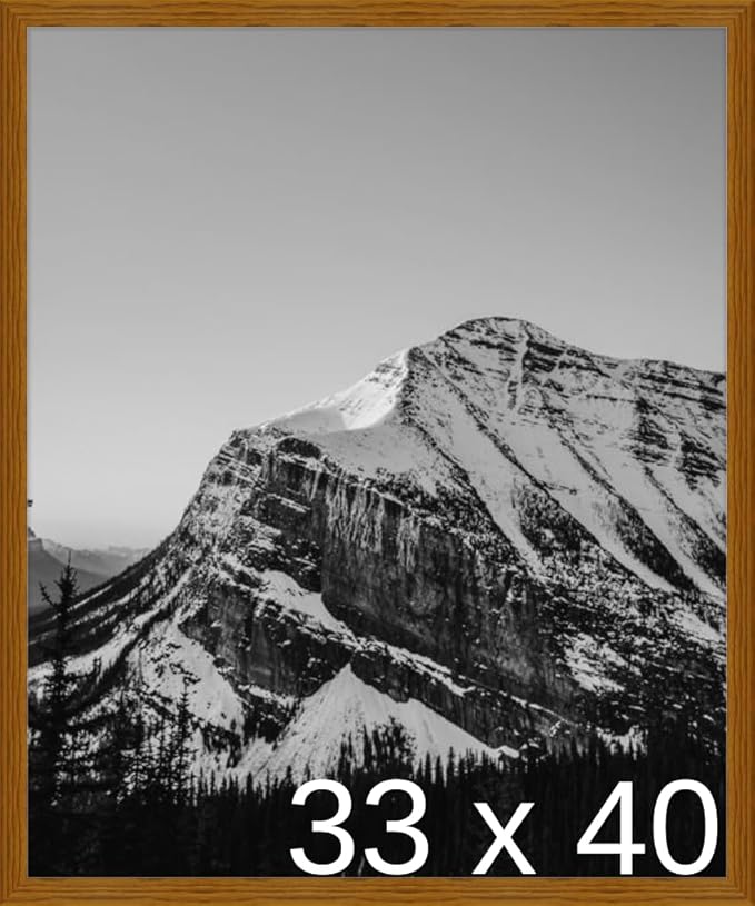 Frame It Easy 33 x 40 Hazel Wood Frame (Derby)