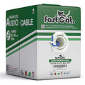fast Cat. Speaker Wire 14 Guage 2C, UL Listed & CMR/CL3R-FT4 Rated - Speaker Cable w/PVC Jacket, 100% Oxygen-Free Pure Bare Copper - (105) HighFlex 14 Guage Wire - in-Wall Use-500ft Bulk Cable, Blue