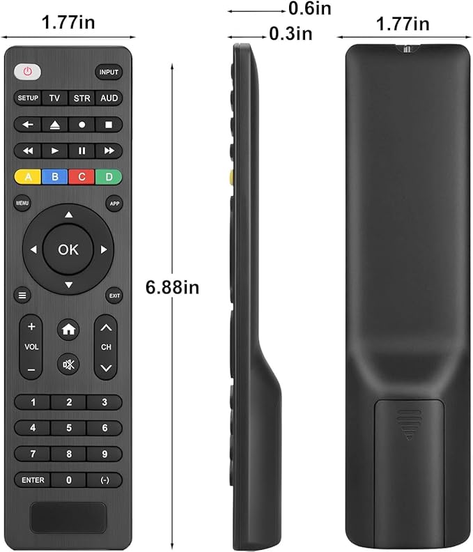 Universal TV Remote Control Compatible with Samsung, LG, Vizio, Sony, Hisense, TCL, Insignia, Toshib, Philips, Sharp and More Brand (NOT Compatible with Rok-Streaming Sticks/Sound Bar, TVs Sticks)