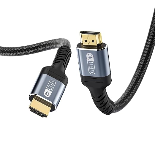 HDMI Cable 10 ft 8K 2.1 HDMI 48Gbps Ultra High Speed Stable HDMI Cord-8K@60Hz by Fibopitcal