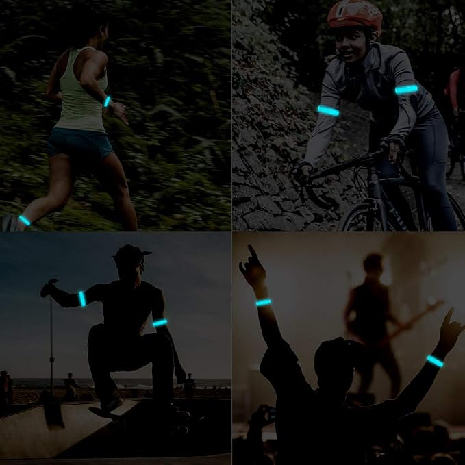 2 Pack Rechargeable LED Reflective Armband, High Brightness High Visibility - Image 7