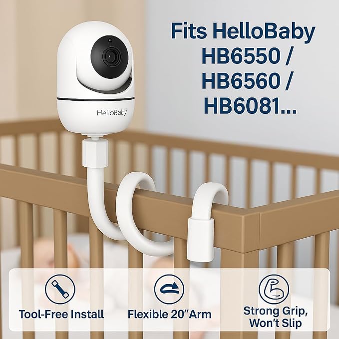 HelloBaby Baby Monitor Mount for HB6550/ Pro/ HB6560/ HB6240/ HB65/ HB6351/ - Image 2