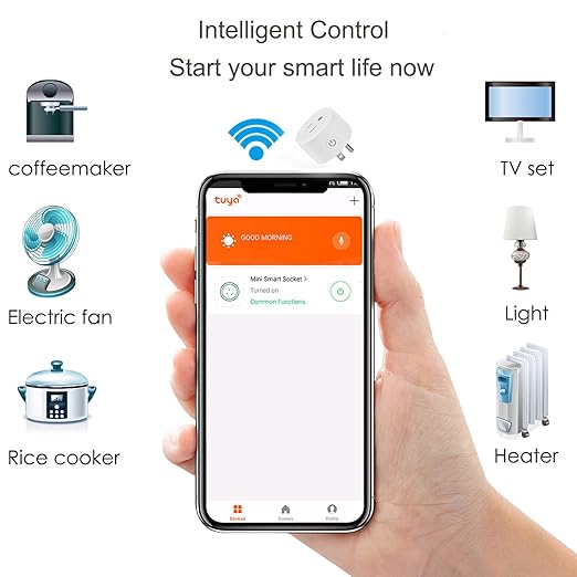 Mini WiFi Smart Plug Outlet Voice Remtoe Control - Image 5