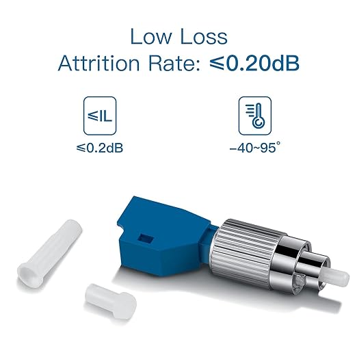 30 Pcs Visual Fault Locator Fiber Adapter, Fiber Optic Connector, Single Mode - Image 3