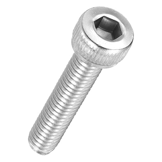 Kozelo 50pcs Socket Head Cap Screws - [M4-0.7 x 20mm] 304 Stainless Steel Allen Socket Drive for Electrical Motor 3D Printing Fan Engine Replacement Use, Silver