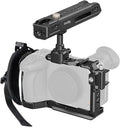 SMALLRIG Camera Cage Kit for Sony FX2, HawkLock Quick Release Cage with Top Handle, Wrist Strap and Cable Clamp for HDMI,Built in NATO Rail/QR Plate for Arca, Compatible with Original XLR Handle