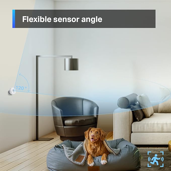 TP-Link Tapo Motion Sensor, Requires Tapo Hub, Long Battery Life w/Sub-1G Low-Power Wireless Protocol, Wide Range Detection, Adjustable Sensitivity, Real-Time Notification, Smart Action, Tapo T100