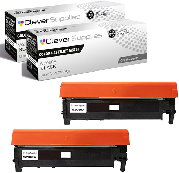 CS Replacement Compatible with HP M578Z Toner Cartridge W2120X to use with M555DN M555X M578C M578DN M578F M578Z (Black, 2-Pack)