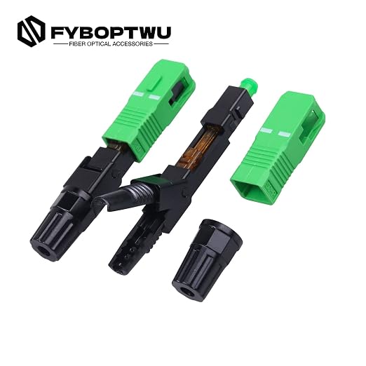 10 pcs SC-APC Fiber Optic Quick Assembly Connector Fiber Optic Fast Connectors - Image 4