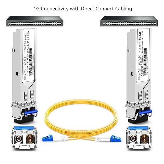 OPSTRAN 1000BASE-LX/LH SFP Optical Transceiver Module Compatible with Fortinet FN-TRAN-LX FG-TRAN-LX FR-TRAN-LX 1G SFP 1310nm 20km DDM Duplex LC SMF 10 Pack