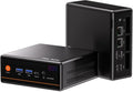 PELADN Ryzen Mini PC 5600H (Beats 5700U/7430U), 32GB Dual Channel RAM, 1TB PCIe3.0 SSD, 2.5“ SATA HDD, Mini Desktop Computer with Dual NIC LAN 2.5Gbe, WiFi6, BT5.2, Type-C