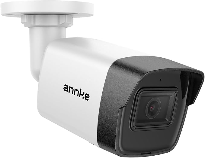 ANNKE 3K PoE Security Camera with Mic/Audio Outdoor, 2.8mm Lens (116°FOV), Color Night Vision, IP67 Waterproof, AI Motion Detection, RTSP, Surveillance Bullet Cam with 512GB SD Card Slot