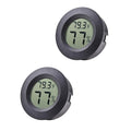 2-Pack Mini Hygrometer Thermometer Fahrenheit or Celsius Meter Digital LCD by BuynowonVeanic