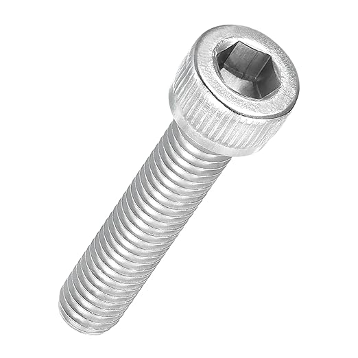 Kozelo 20pcs Socket Head Cap Screws - [M6-1 x 30mm] 304 Stainless Steel Allen Socket Drive for Electrical Motor 3D Printing Fan Engine Replacement Use, Silver