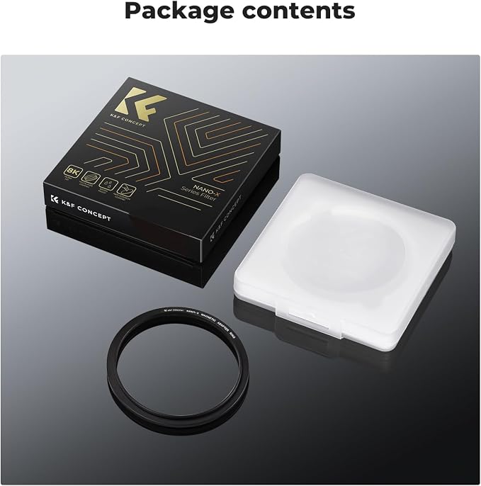 K&F CONCEPT 62-77mm Magnetic Filter Adapter Ring, - Image 6